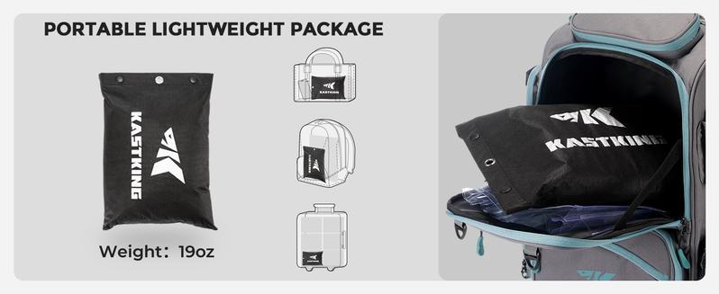 KastKing AquaLite Rain Suit, Waterproof Breathable Lightweight Rainwear for Men, Durable Rain Gear for Outdoor Adventures