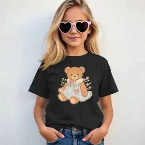 Youth Teddy Bear Graphic Tee Vintage Vibes