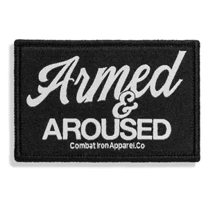 Armed & Aroused Velcro Patch