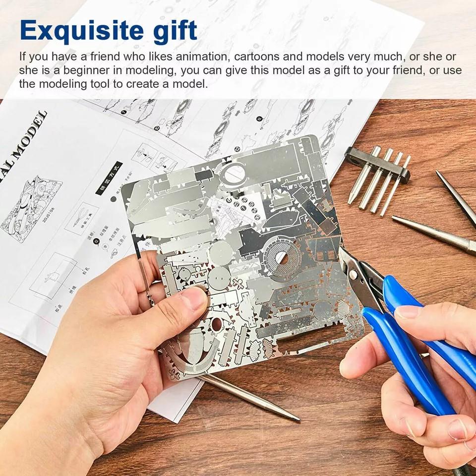 24Pcs Gundam Car Model Tools Kit set - Model Basic Tools,DIY Craft Kit for Beginners and Hobbyists,Gundam and Car Models Building repair Tools