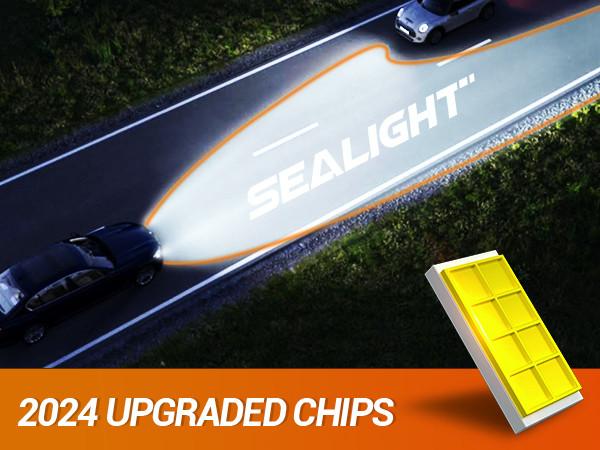 2007 Mazda 6 H1 70W 6500K White IP68 LED Headlight Bulbs 2PCS SEALIGHT S2S