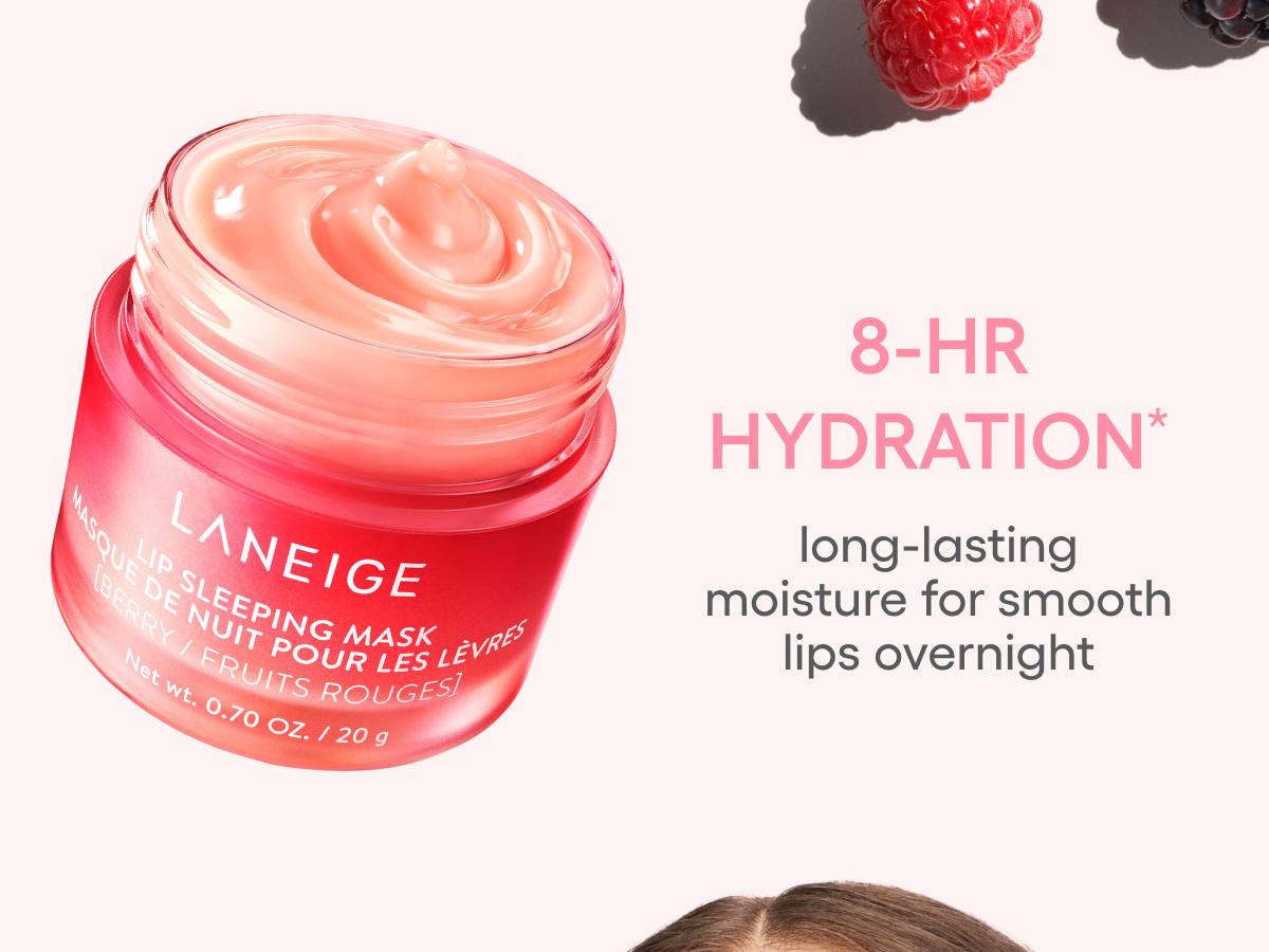 Laneige Lip Sleeping Mask, Hydrating and Nourishing Lip Mask, Korean Lip Care, Infused with Vitamin C, Murumuru & Shea Butter