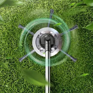 6 Inch Universal Steel Wire Trimmer Head, Weed Eater Head Replacement, String Trimmer Head Blade for Lawn Mower Tray