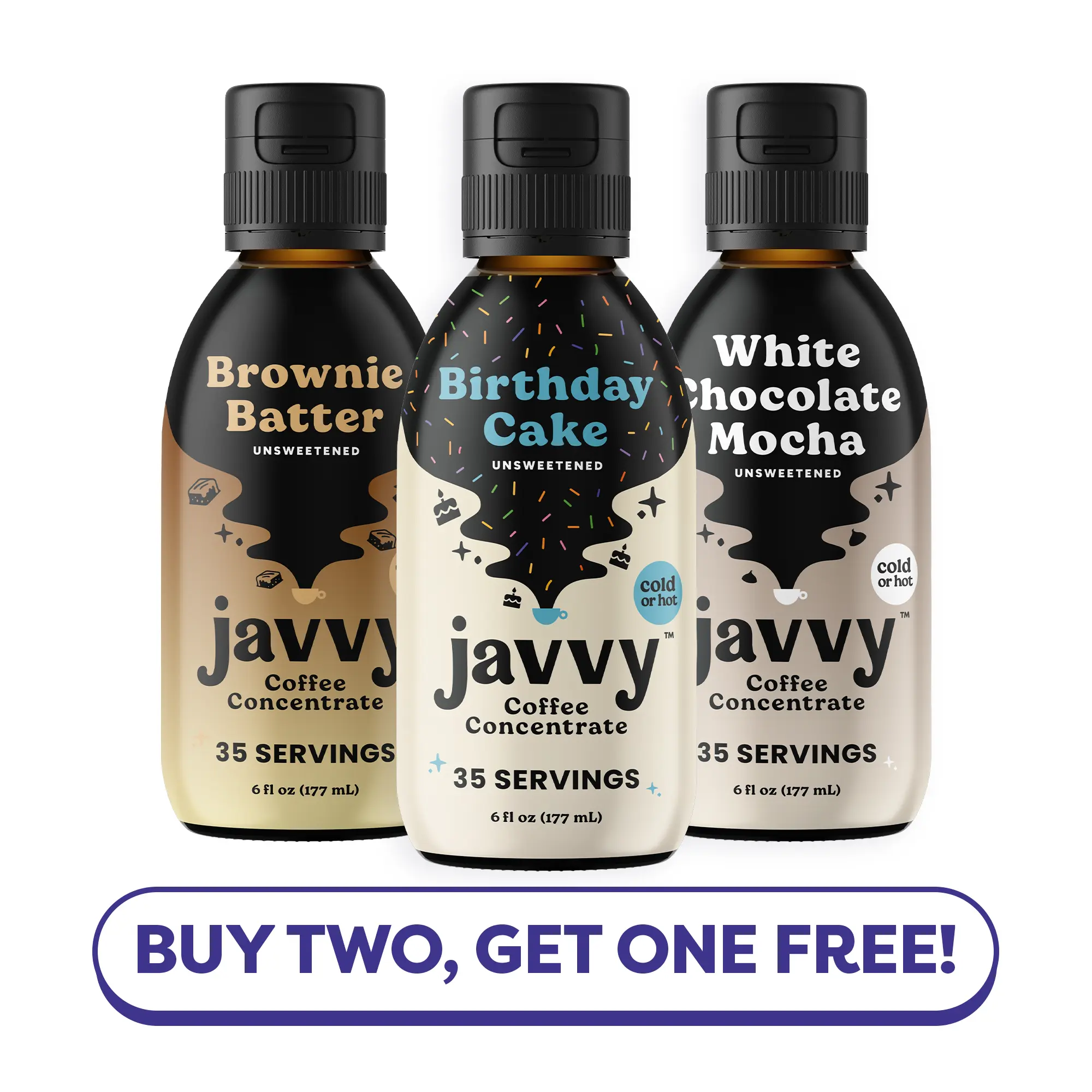 B2G1 - Brownie Batter & Bday Cake & Wht Choc Mcha