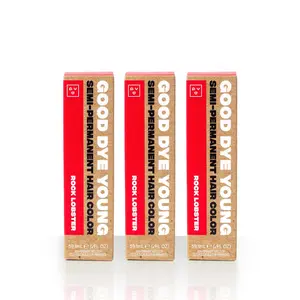 Good Dye Young Rock Lobster Trio Electric Red Semi-Permanent Hair Dye 3 x 2 FL OZ Vivid Color Conditioning Formula