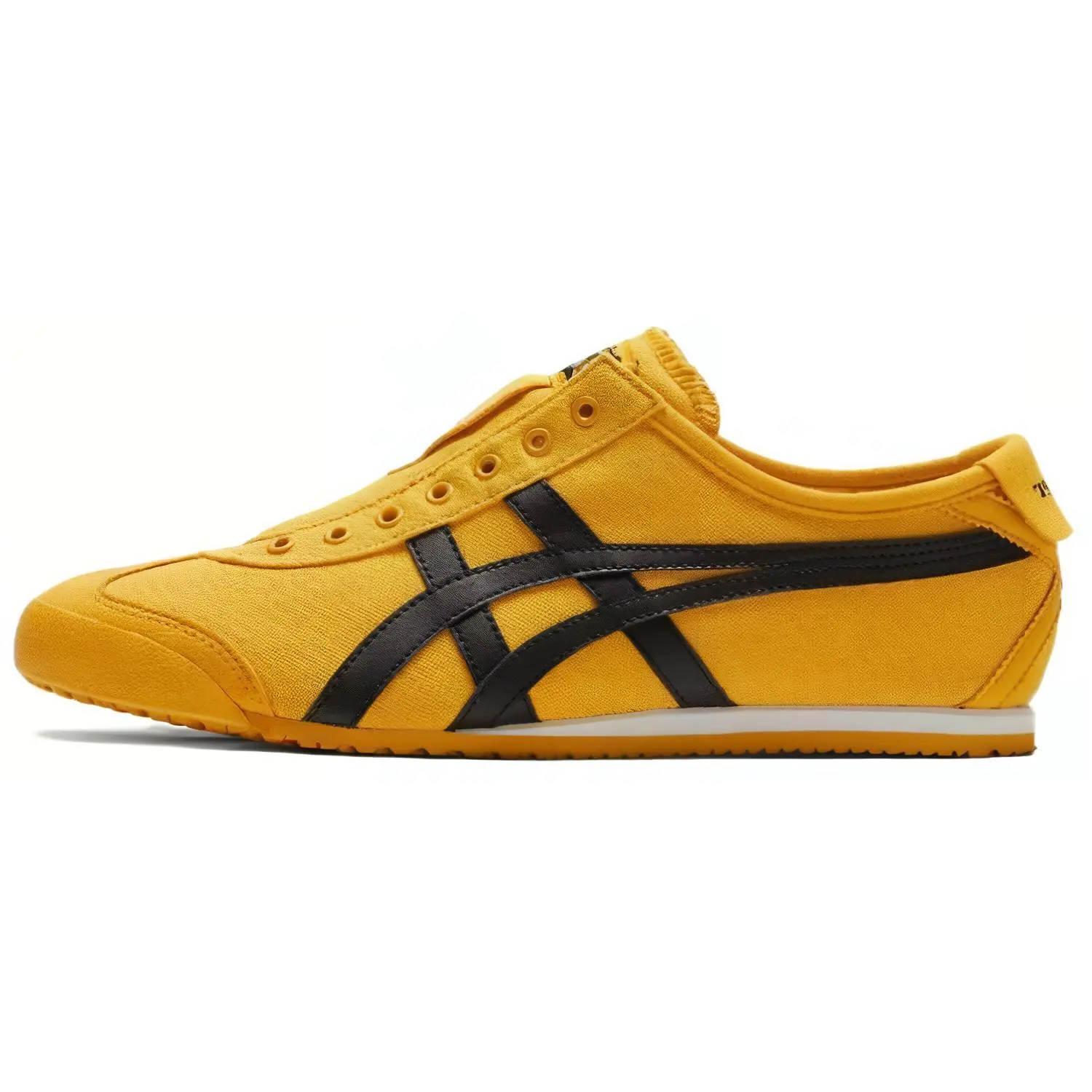 Women's Flats Onitsuka Tiger Mexico 66 Slip-On Retro Sneakers - Unisex Fabric & Synthetic Leather Low-Top Athletic Shoe, Comfortable Versatile Walking Trainer