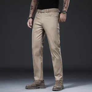 Men's Stretch Pants – Comfortable Daily Wear Chinos with Modern Fit