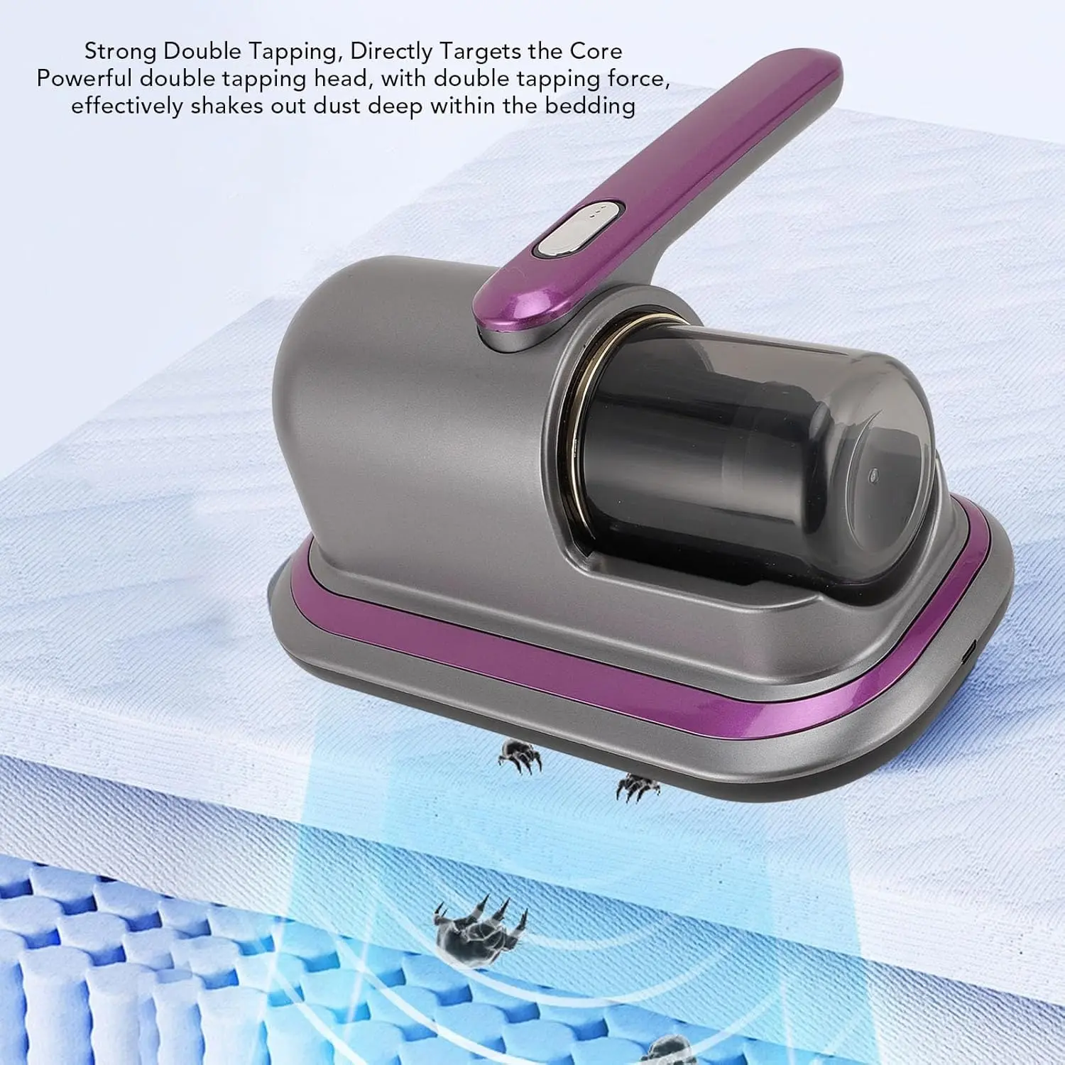 This cordless vacuum cleaner boasts powerful suction, is lightweight and portable, and comes with three washable filters, making it suitable for cleaning sofas, carpets, homes, and cars.