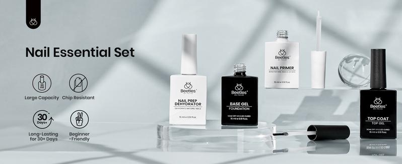 Beetles Gel Polish Set - Top Coat, Base Coat, Nail Dehydrator & Primer, Nail Glue, Peel Off Base Gel, Builder Gel, Liquid Latex, Cuticle Oil Cosmetic Acrylic Manicure Fall Nail Halloween Nail Black Friday Winter Nail Christmas Gift Beetles Gel Polish Set - Top Coat, Base Coat, Nail Dehydrator & Primer, Nail Glue, Peel Off Base Gel, Builder Gel, Liquid Latex, Cuticle Oil Cosmetic Acrylic Manicure Fall Nail Halloween Nail Black Friday Winter Nail Christmas Gift