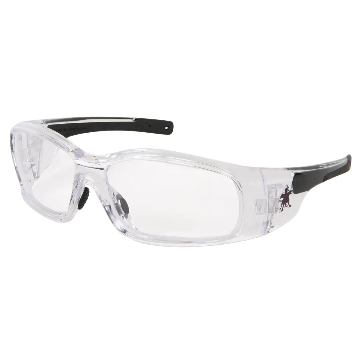 MCR SR140AF Swagger Clear Safety Glasses with Clear Anti-Fog Lenses 12/Pack