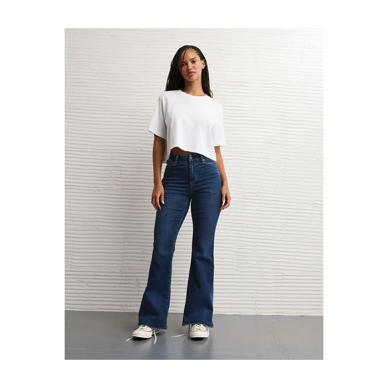 AE Curvy Super High-Waisted Flare Jean
