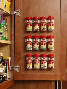 Bellemain Spice Gripper Clips for Plastic Jars - Set of 3, Holds 12 Jars