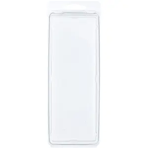 Collecting Warehouse Clear Plastic Clamshell Package / Storage Container, 6.125" H x 2" W x 1.25" D