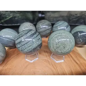 1Pc Natural Medicine King Stone Jasper Crystal Sphere 60mm