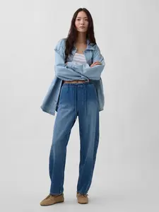 Gap Women's High Rise Easy Barrel Jeans