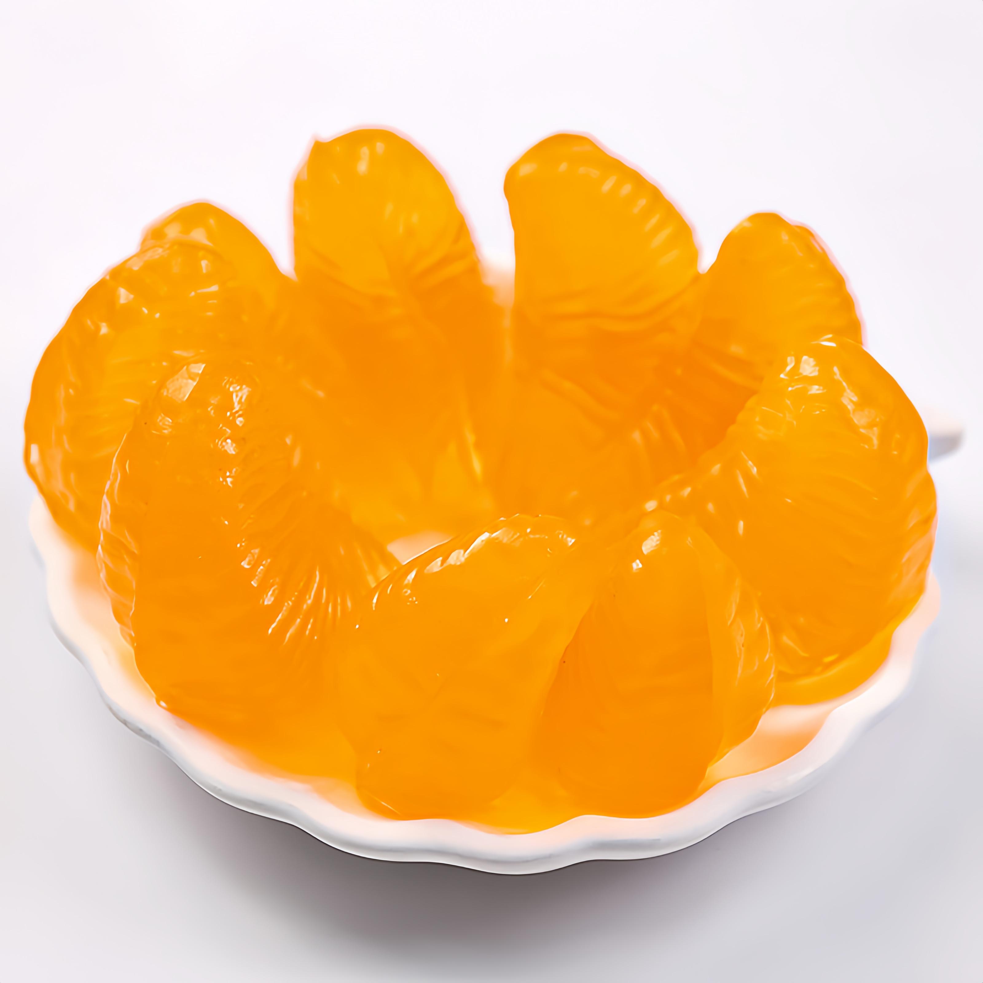 J&J 10 Pcs Realistic Orange Segment Squishy - Maltose Filled TPR Fidget Toy | Cute Fruit Stress Ball