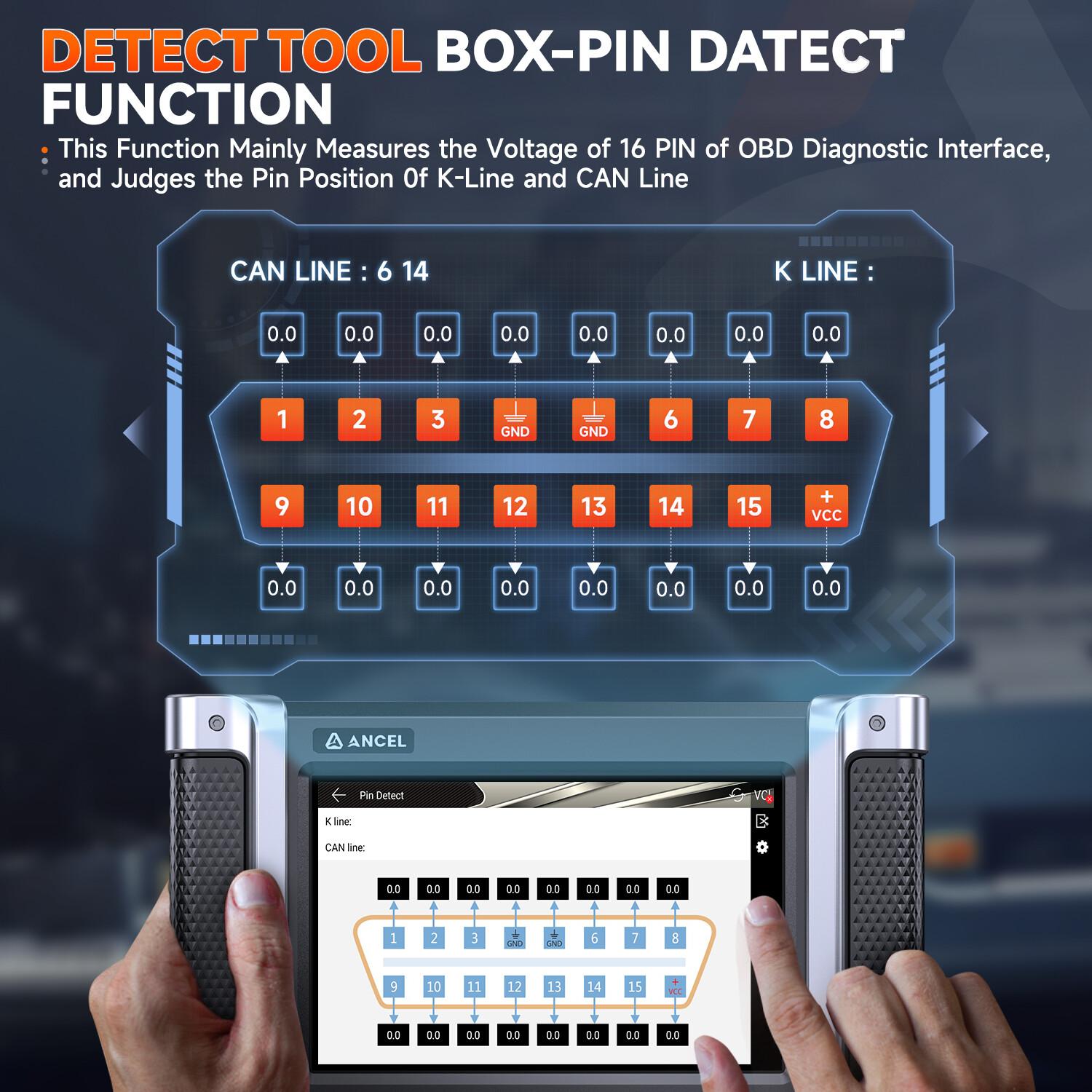 ANCEL HD8000 Diesel Heavy Duty Truck OBD2 Scanner DPF Regen HD Diagnostic Tool ANCEL HD8000 Diesel Heavy Duty Truck OBD2 Scanner DPF Regen HD Diagnostic Tool