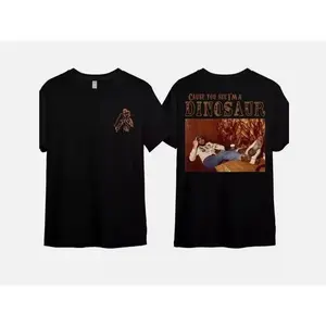 180g[100%cotton]Hank Williiiams Jr. Din0saur W3stern T-Shirt, shirt for Men &amp;             Women, Graphic Tee