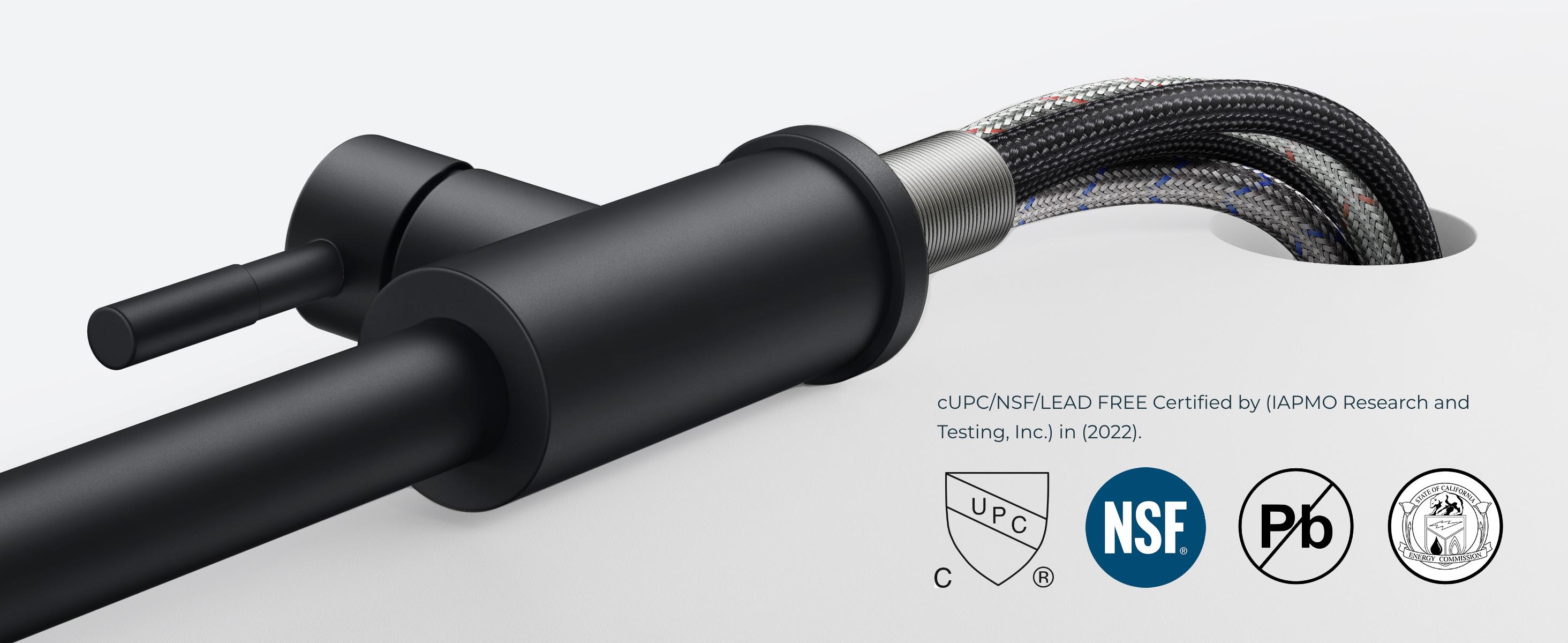 FORIOUS Kitchen Faucet with Pull Down Sprayer 2 Modes Single Handle High Arc Stainless Steel Kitchen Sink Faucet for Farmhouse RV Laundry Utility Room