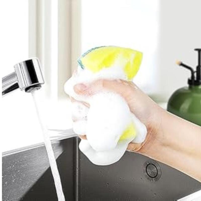 Limited time deal-Kitchen Cleaning Sponges,24 Pack Eco Non-Scratch for Dish, Scrub Sponges