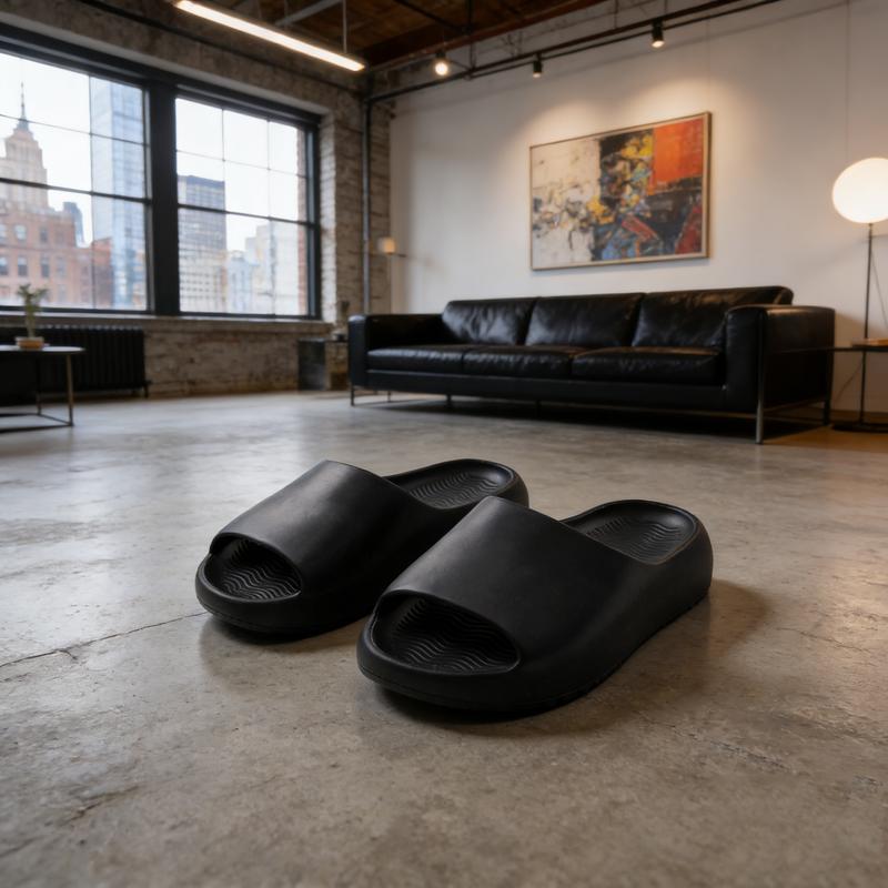 Lumubby Pillow Slippers for Women & Men Non-Slip Quick-Drying EVA Material Ultra Cushion 1.7-inch Thick Sole Breathable Anti-Slip Textured Style Shower Slides Lumubby Pillow Slippers for Women & Men Non-Slip Quick-Drying EVA Material Ultra Cushion 1.7-inch Thick Sole Breathable Anti-Slip Textured Style Shower Slides