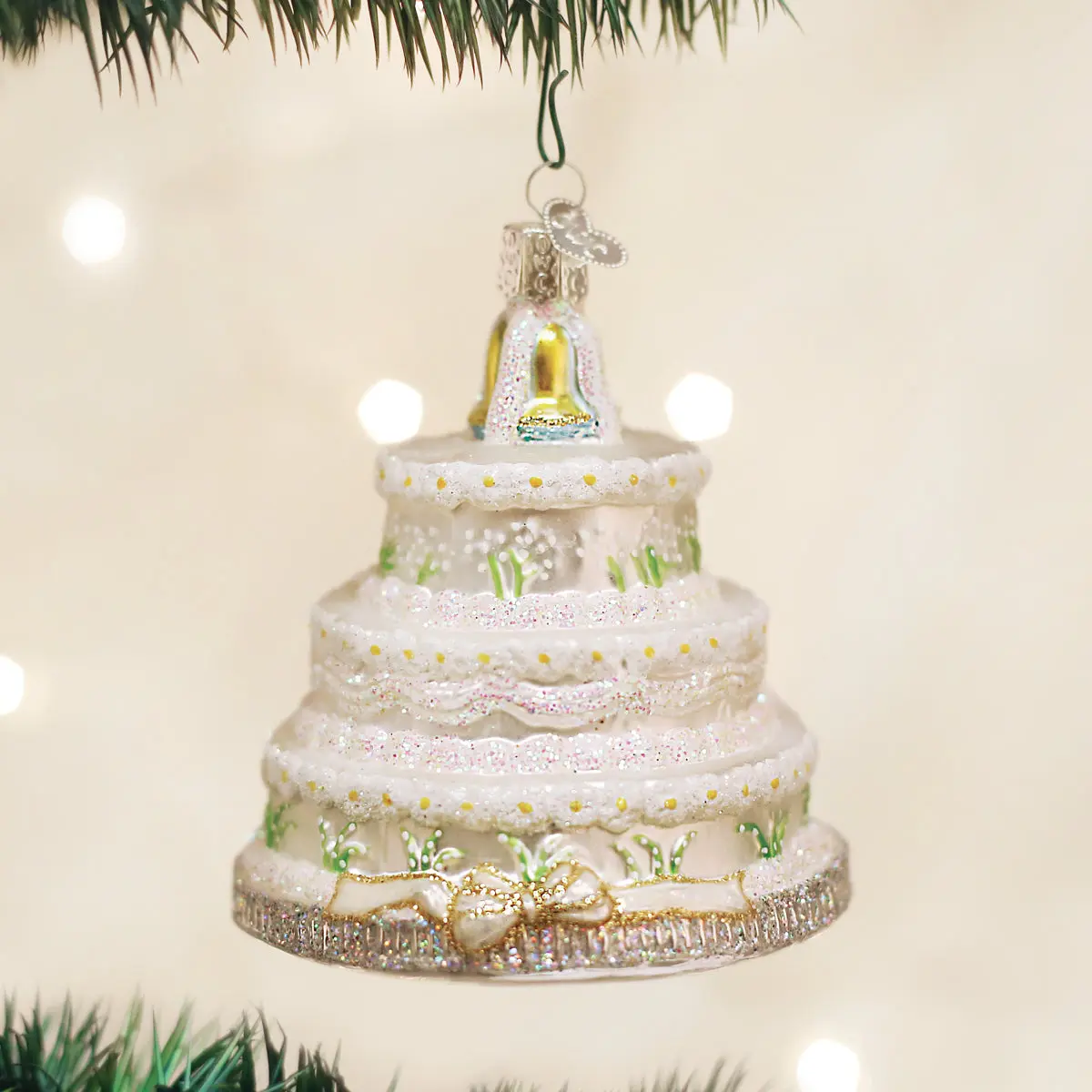 Wedding Cake Holiday Ornament, Hanging Festive Decor for Indoors Home Supplies