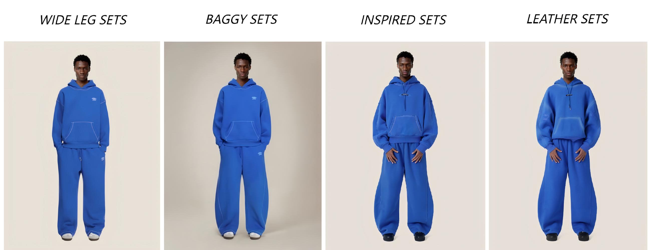 AELFRIC EDEN Cloud Classic Unisex 2 Piece Set Oversized Hoodie & Baggy Sweatpants Y2K Lounge Sweatsuit