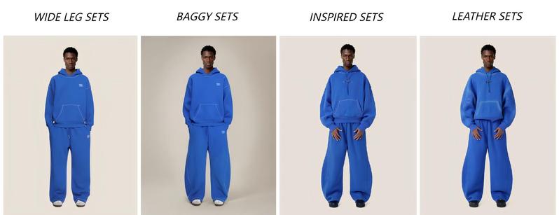 AELFRIC EDEN Cloud Classic Unisex 2 Piece Set Oversized Hoodie & Baggy Sweatpants Y2K Lounge Sweatsuit
