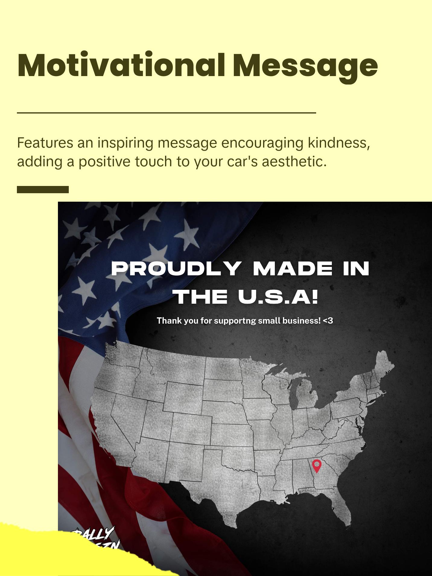 Always Be Kind – Motivational Car Decal Sticker