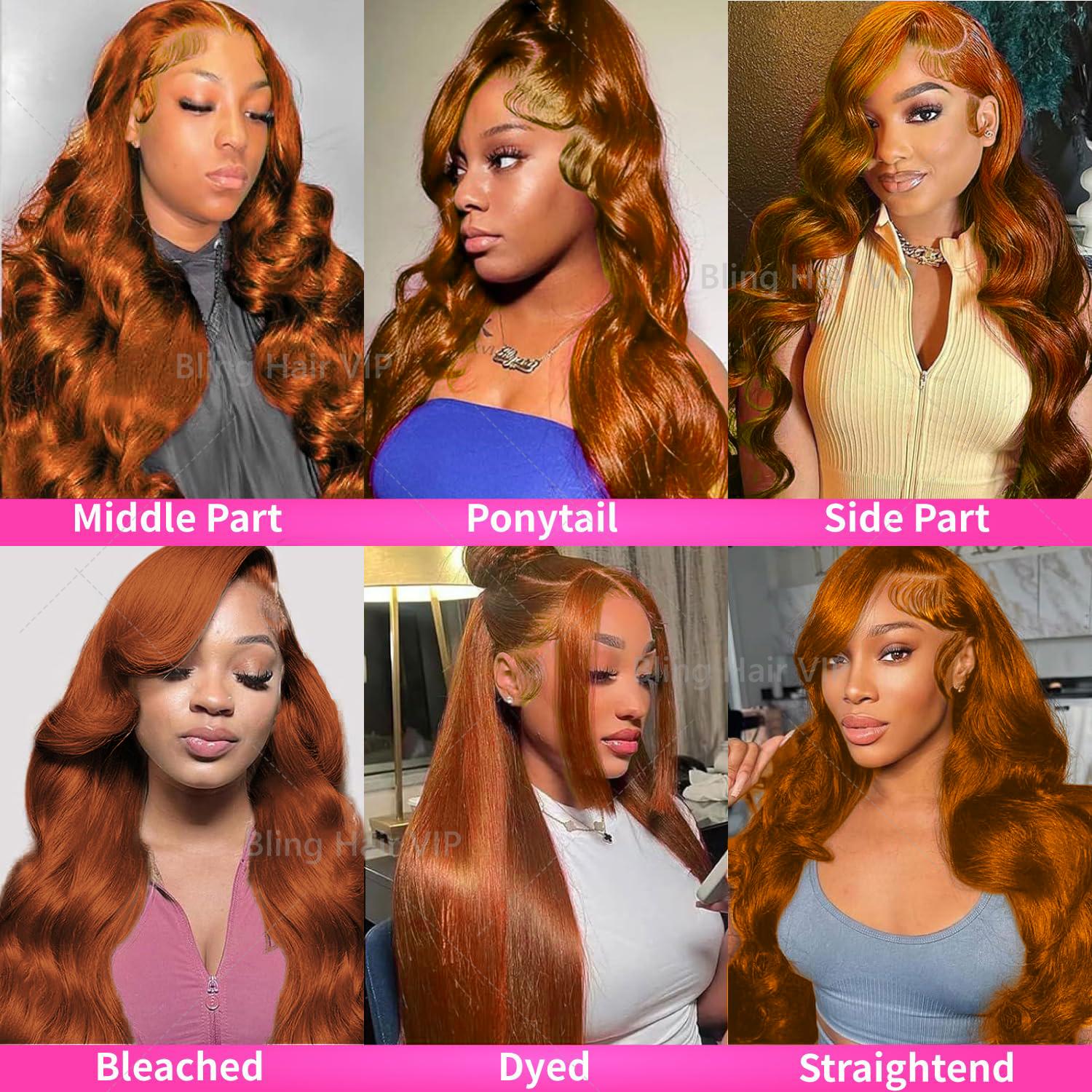 Bling Hair Chocolate Brown Lace Front Wig Human Hair 180 Density 13x6 13x4 Hd Body Wave Lace Front Wigs Human Hair Pre Plucked Colored Frontal Wigs Human Hair Brown Wig Human Hair Wigs for Women