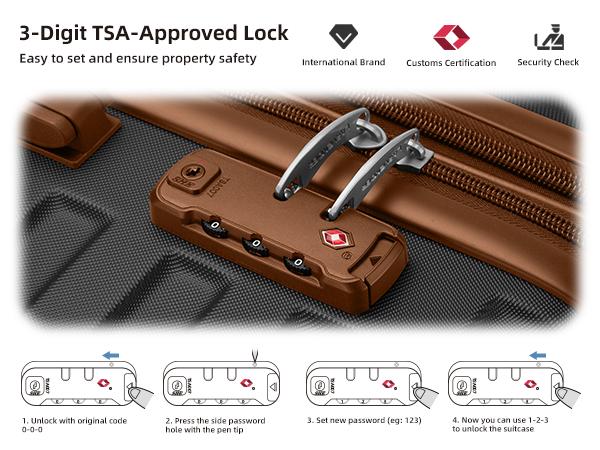 High Quality 6 Piece Expandable Travel Set Brand New Hard Shell Luggage Set Universal Wheels TSA Lock 18 20 24 28 Inch Includes Luggage Bag Wash Bag carry  Luggage