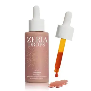 Zeria Drops Sunless Tanning Drops - Natural Melanin Booster for Glowing Skin Moisturizing Bronzer for Face & Body Watermelon Flavor Unscented 60ml Cosmetic