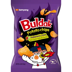 Samyang Buldak Potato Chips Habanero Lime