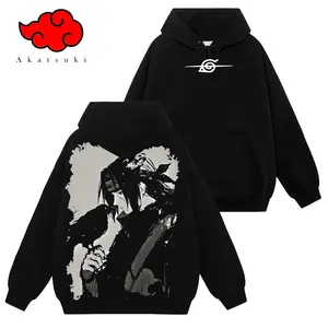 [Akatsuki Era] Retro Uchiha - Naruto Shippuden #45 Hoodie T-Shirt Sweatshirt, Retro Vintage Unisex Graphic 90s Cotton, Gift For Wibu, Anime Manga Y2K Streetwear