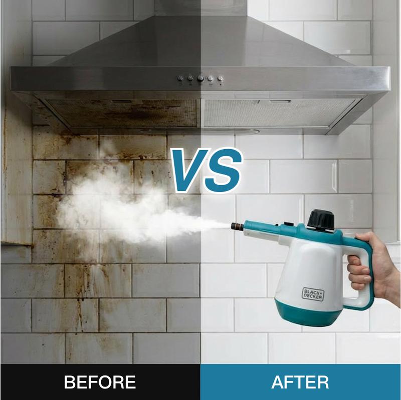 Black + Decker Multi-Use Steam Cleaner + Mop Combo - Versatile Cleaning Tool with Steam Function for Efficient Dirt Removal Black + Decker Multi-Use Steam Cleaner + Mop Combo - Versatile Cleaning Tool with Steam Function for Efficient Dirt Removal