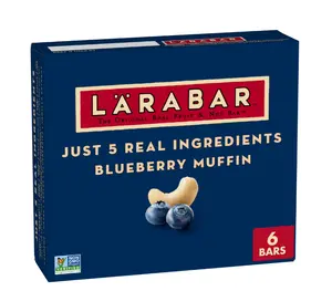 Larabar Blueberry Muffin, Gluten Free Vegan Fruit & Nut Bars, 6 ct