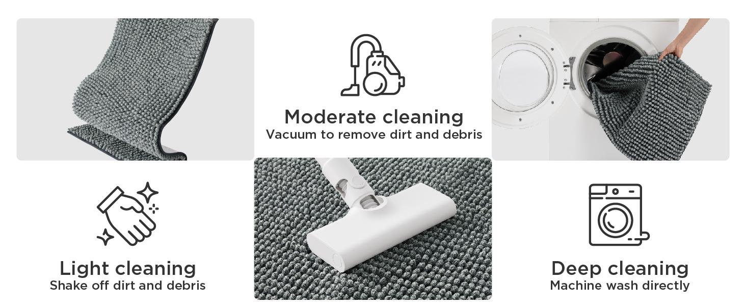 Bedsure Dog Door Mat - Super Absorbent Microfiber Dog Door Mat for Muddy Paws, Non-Slip Washable Pet Rug, Quick Dry Chenille Entryway Carpet, Cat Scratch & Kneading Mat, Machine Washable Indoor Outdoor mat