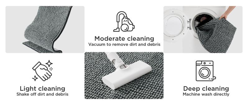 Bedsure Dog Door Mat - Super Absorbent Microfiber Dog Door Mat for Muddy Paws, Non-Slip Washable Pet Rug, Quick Dry Chenille Entryway Carpet, Cat Scratch & Kneading Mat, Machine Washable Indoor Outdoor mat