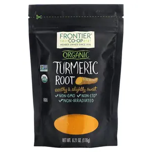 Frontier Co-op Organic Turmeric Root, 6.21 oz (176 g)