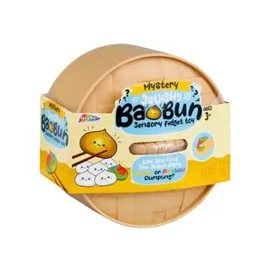 Vanvene Dumpling Squishy - Mystery Bun Fidget Toy, Soft TPR Material, 9.5cm x 6cm, Stress Relief