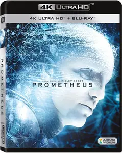 Prometheus  [4K ULTRA HD BLU-RAY MOVIE] With Blu-Ray, 4K Mastering, Ac-3/Dolby Digital, Digitally Mastered In HD, Dolby, Digital Theater System, Dubbed, Subtitled, Widescreen, 2 Pack