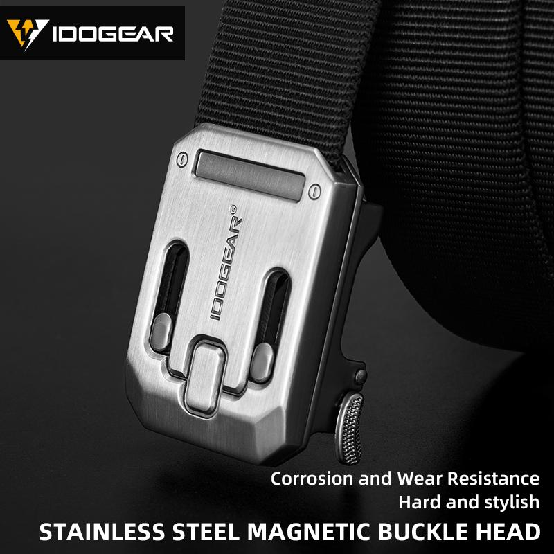 IDOGEAR Tactica 1.5" Nylon Durable Belt with Magnetic Buckle One-Hand Quick-Release Reinforced Steel CCW Belt 3446 SpringStatements