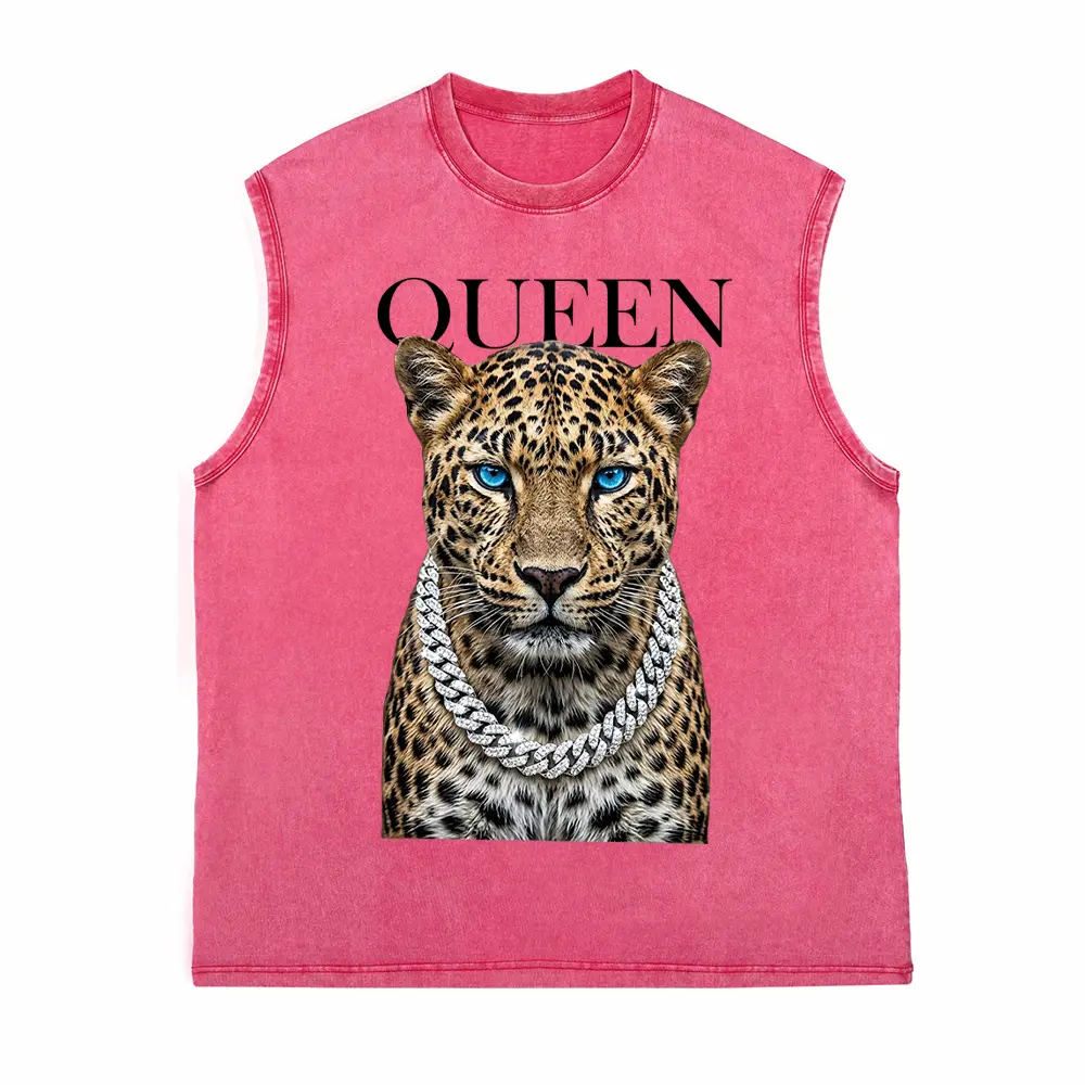 Men's Tank Top, Chic Vintage-Style with a Washed Leopard Print Graphic, Casual Sleeveless Top for Summer, Aesthetic, Fancy, Menswear, Fashion Apparel, Sexy, Clothes, Cute