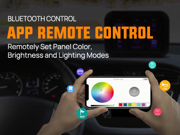 Nilight 6 Gang Switch Panel 12V 24V Universal Circuit Control Relay System with RGB Backlight APP Fuse Wiring Harness Automatic Dimmable ON Off LED Switches Pod for Car Pickup Truck Camper SUV