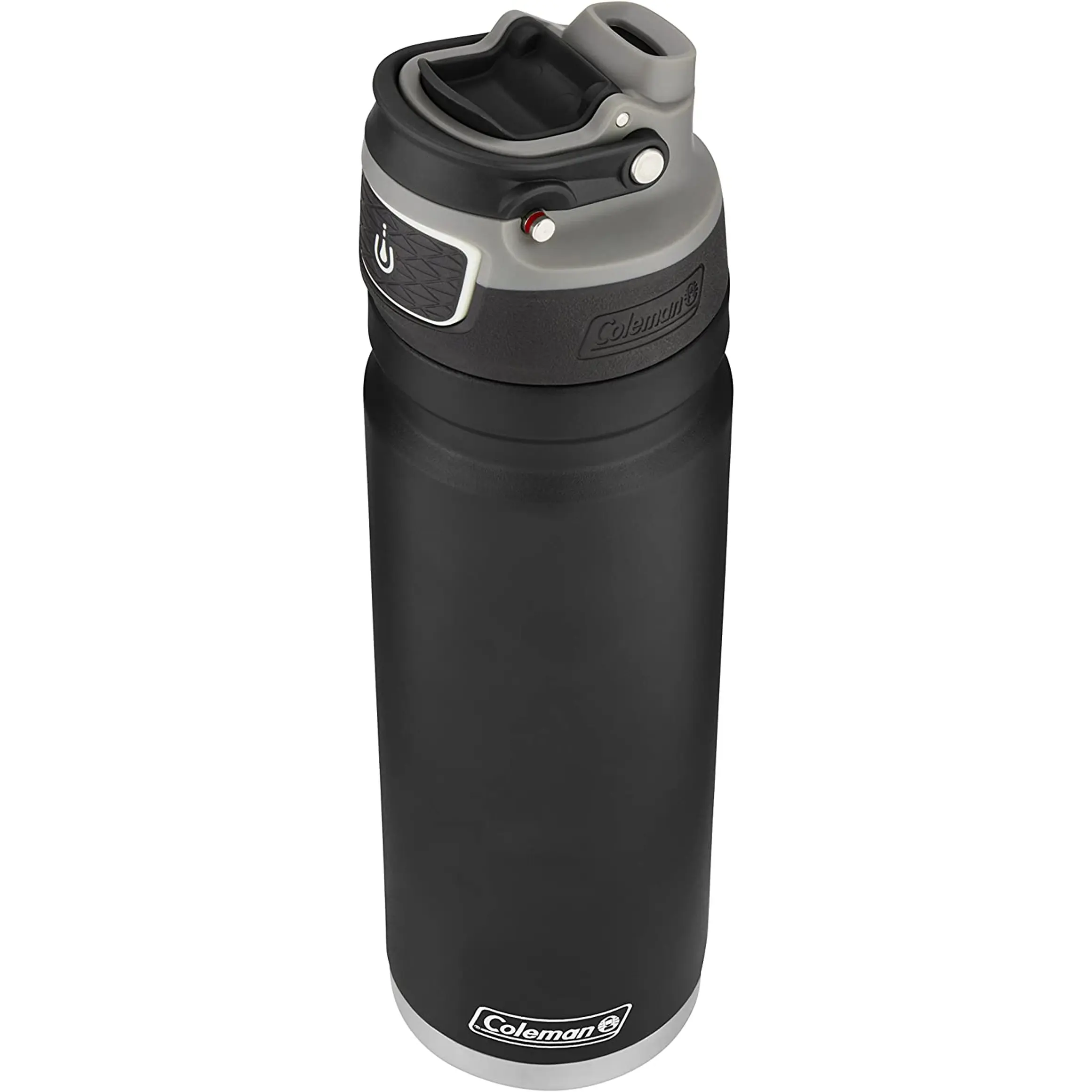 Coleman Freeflow Vacuum-Insulated Stainless Steel Water Bottle with Leak-Proof Lid, 24Oz/40Oz Bottle with Button-Operated Lid & Carry Handle, Keeps Drinks Hot or Cold for Hours The Coleman Company