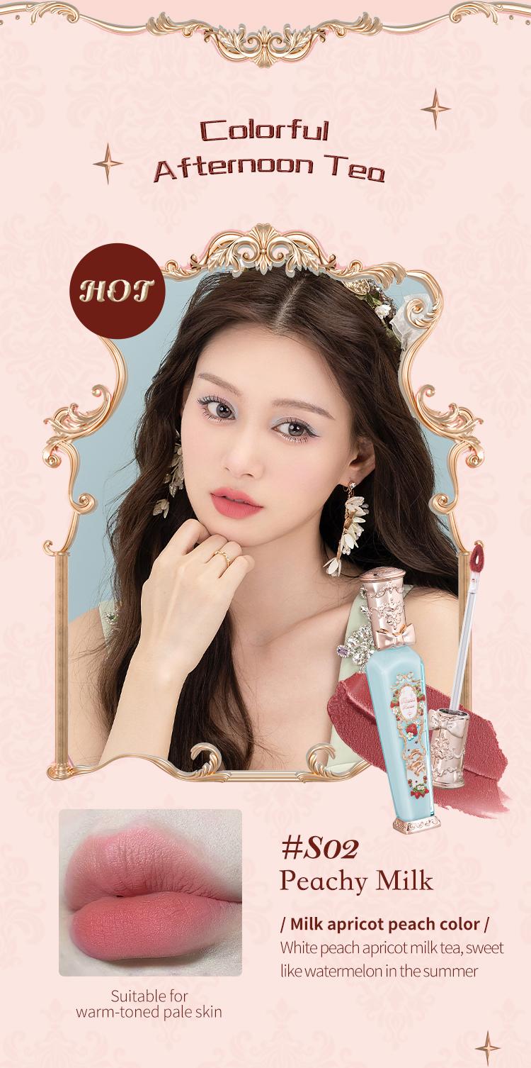 Flower Knows Strawberry Rococo Collection Cloud Lip Cream, matte finish, long lasting, lipstick,  lightweight, dealsforyoudays