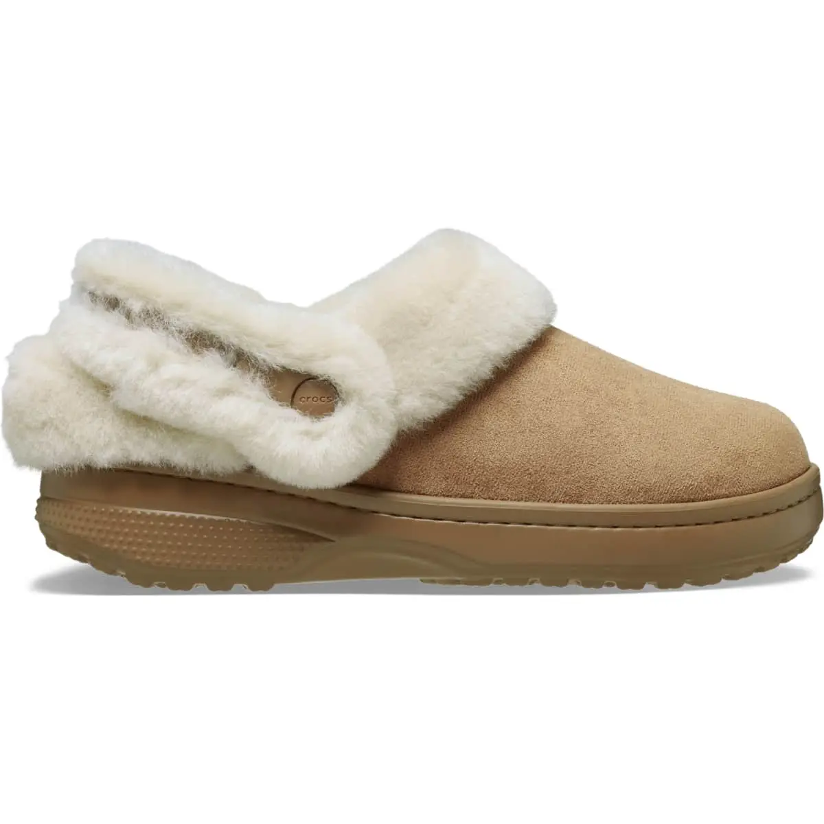 Crocs Adult Classic Unfurgettable Vegan Suede Lined Clogs, Fuzzy Slippers