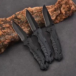 Stainless steel, all-steel material; three different styles; outdoor folding knife; camping! Cutting fruit, fishing, EDC, reinforced steel handle, Christmas gift, men’s gift