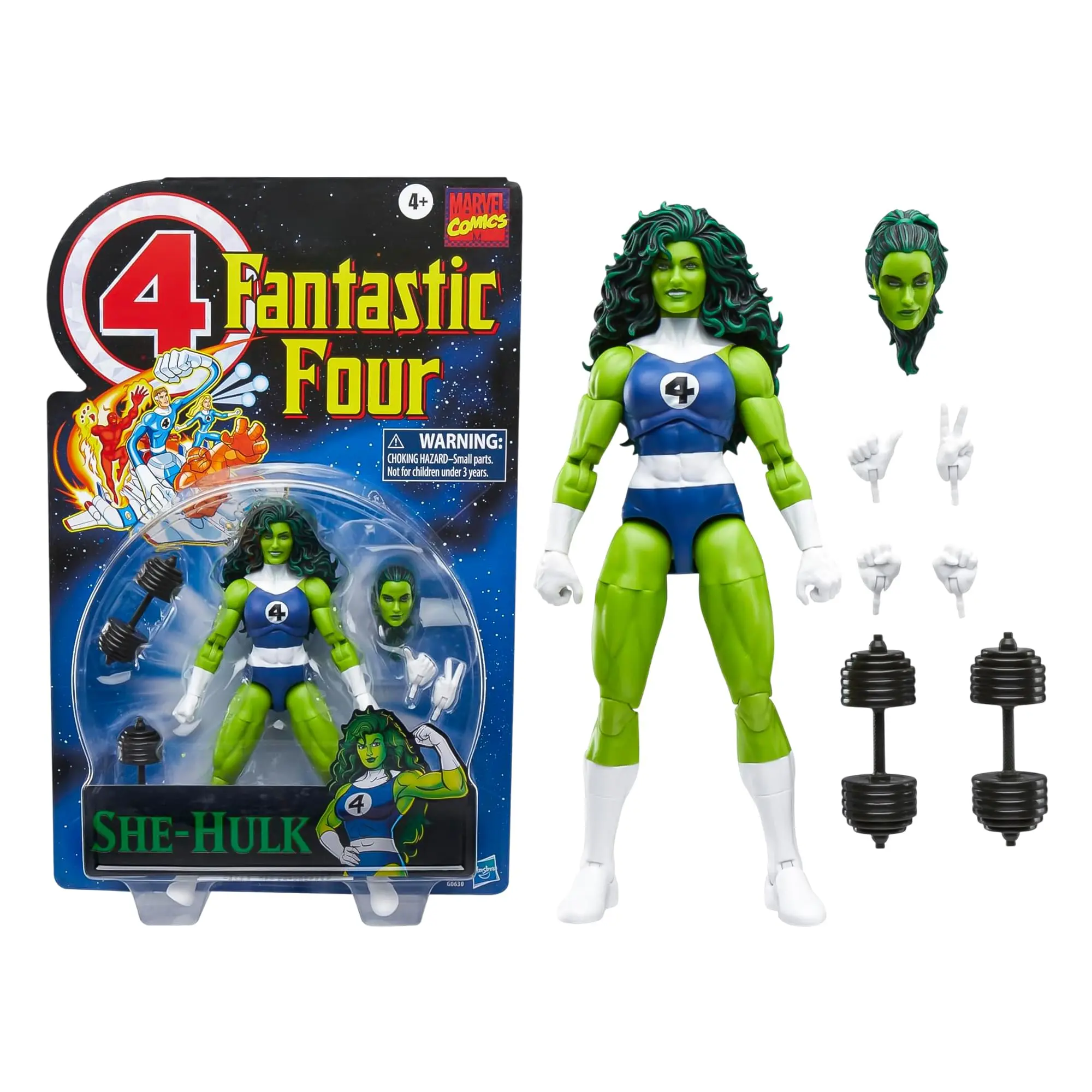 Marvel Legends Fantastic Four She-Hulk Action 6-Inch Action Figure