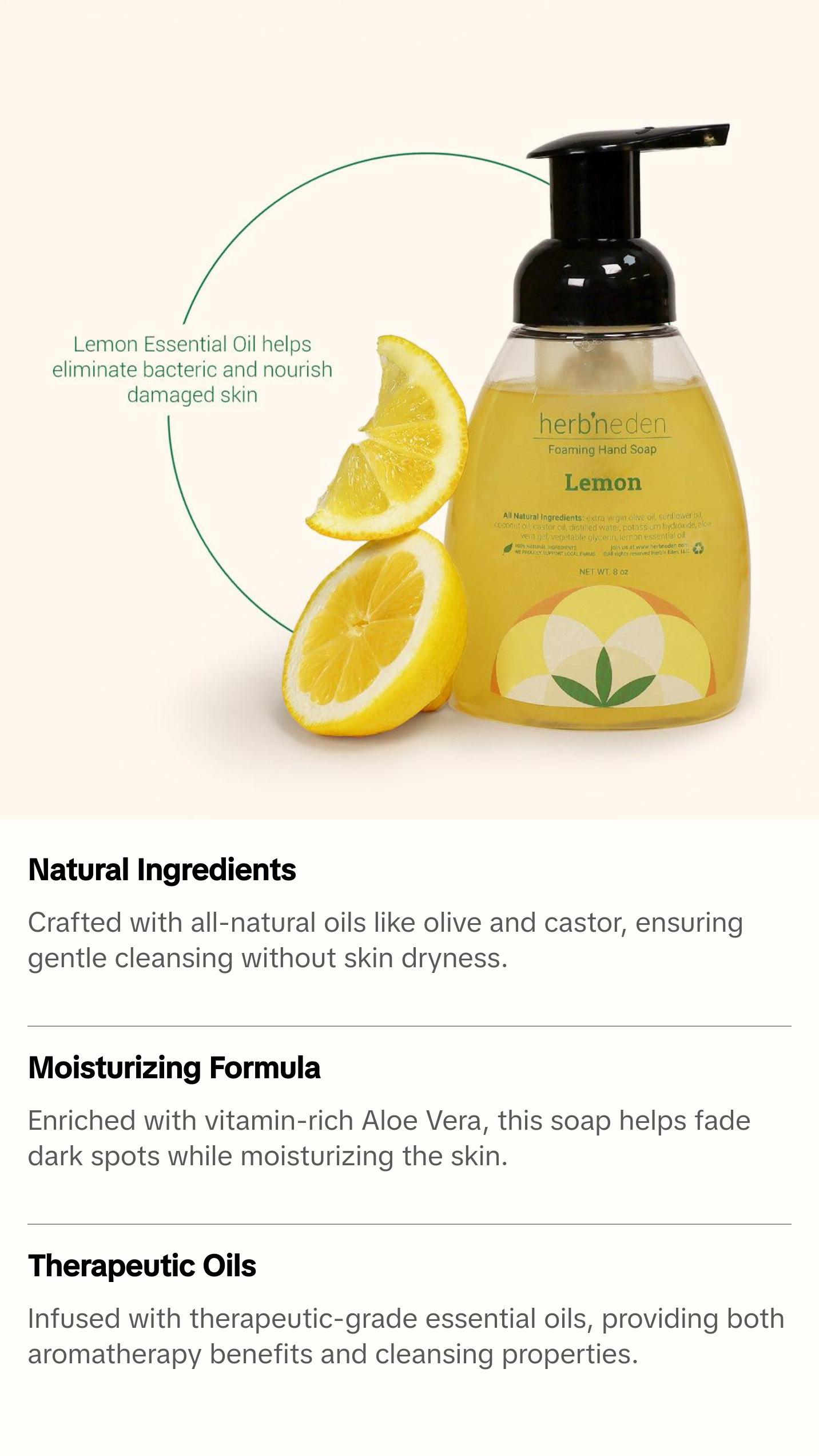 Lemon Foaming Hand Soap